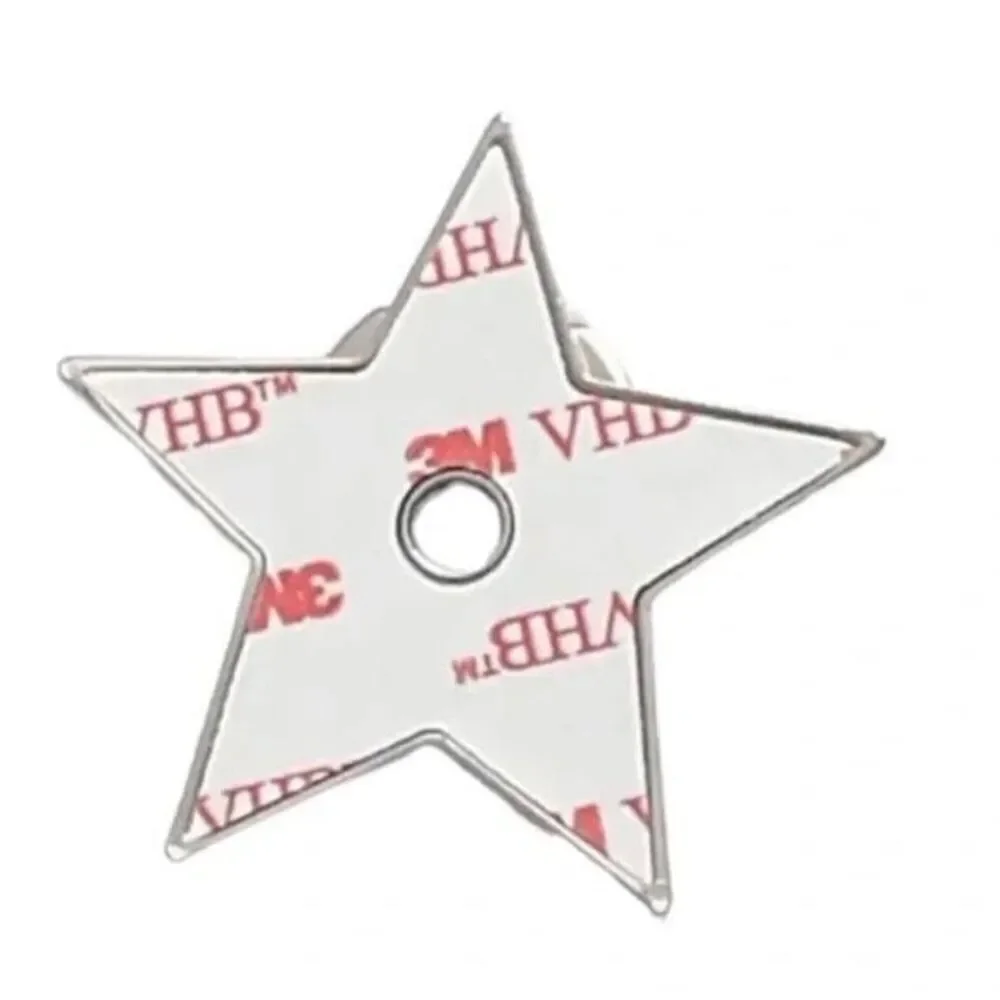 Dior polished silver color phone ring grip